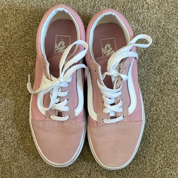 Vans Old Skool pink suede shoes - Picture 6 of 8